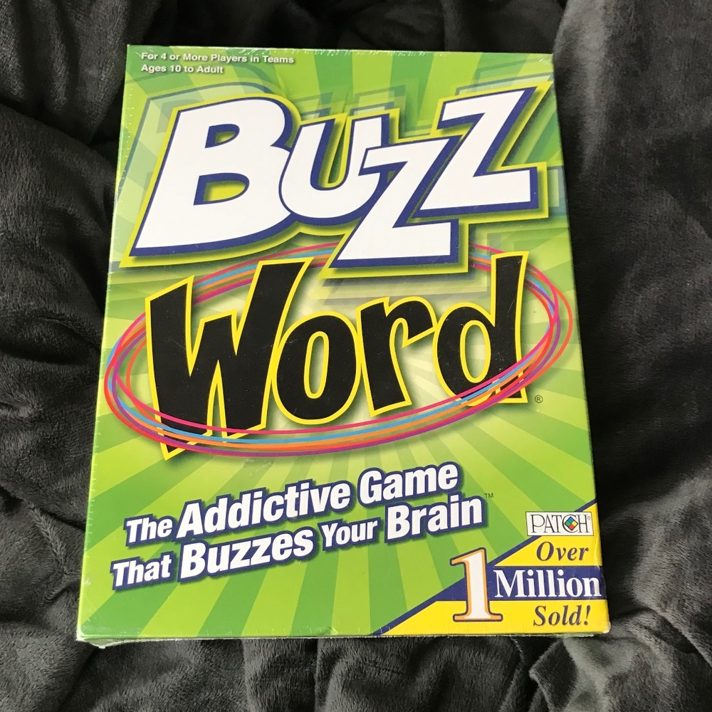 Buzz Word the Addictive Game That Buzzes Your Brain Patch